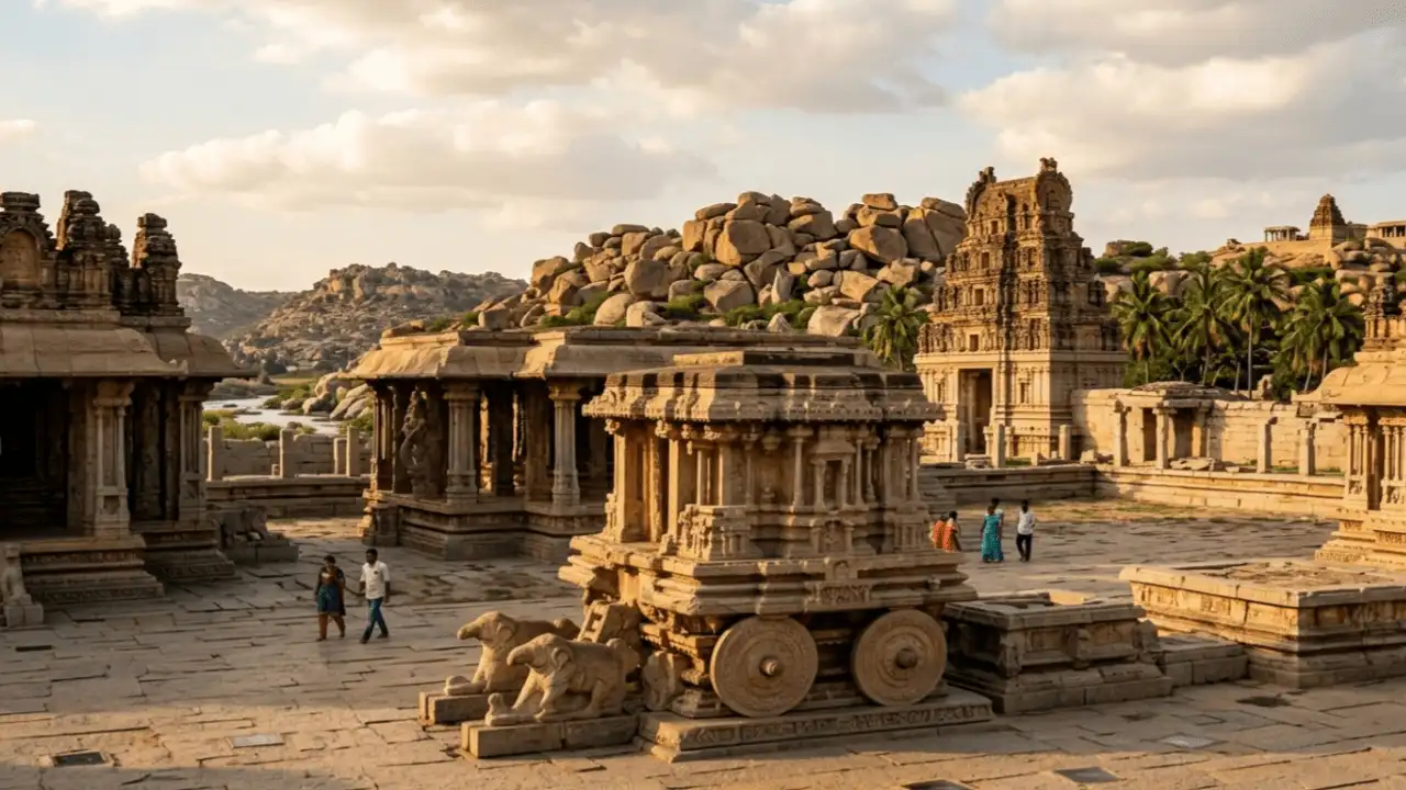 Beautiful place of india hampy