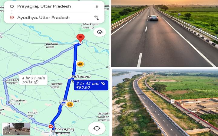 Prayagraj To Ayodhya Distance In Hindi