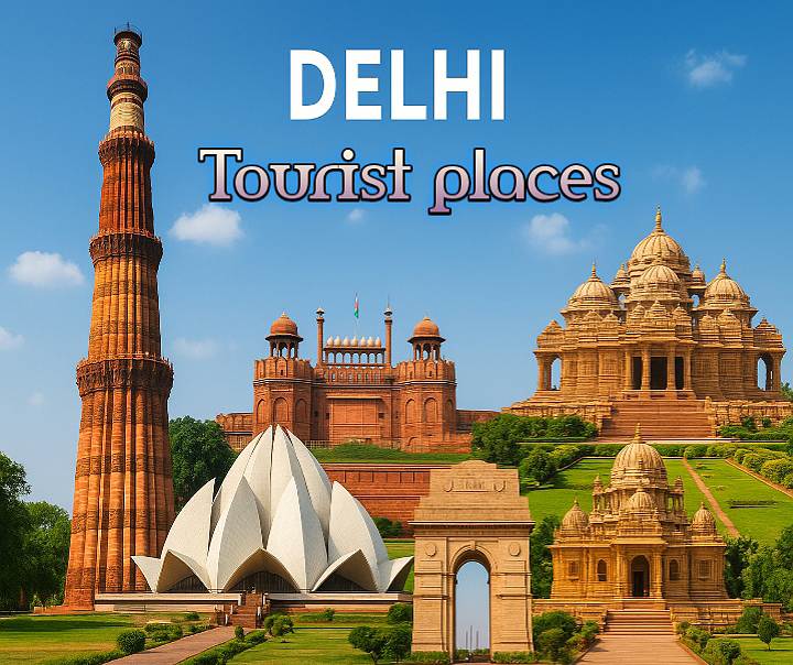 Complete Delhi Tourist Places (Hindi) लाल किला से लोटस टेम्पल तक