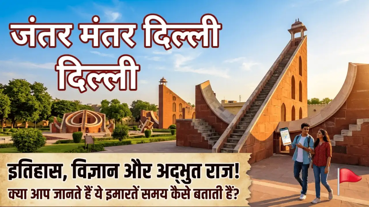 Jantar Mantar Delhi : टिकट, टाइमिंग, कैसे पहुँचें? यहाँ के 5 बड़े यंत्रों की कहानी