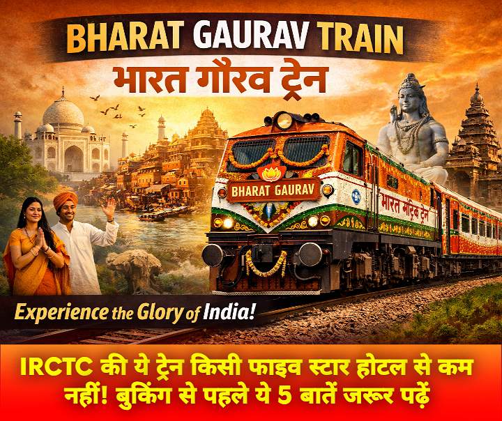 Bharat Gaurav Train: एक ही टिकट में पूरा भारत! जानिए रूट्स, खर्च और बुकिंग