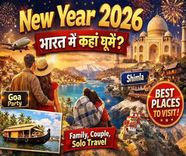 New Year 2026 धमाका: गोवा की मस्ती या पहाड़ों का सुकून? चुनें अपना बेस्ट डेस्टिनेशन!