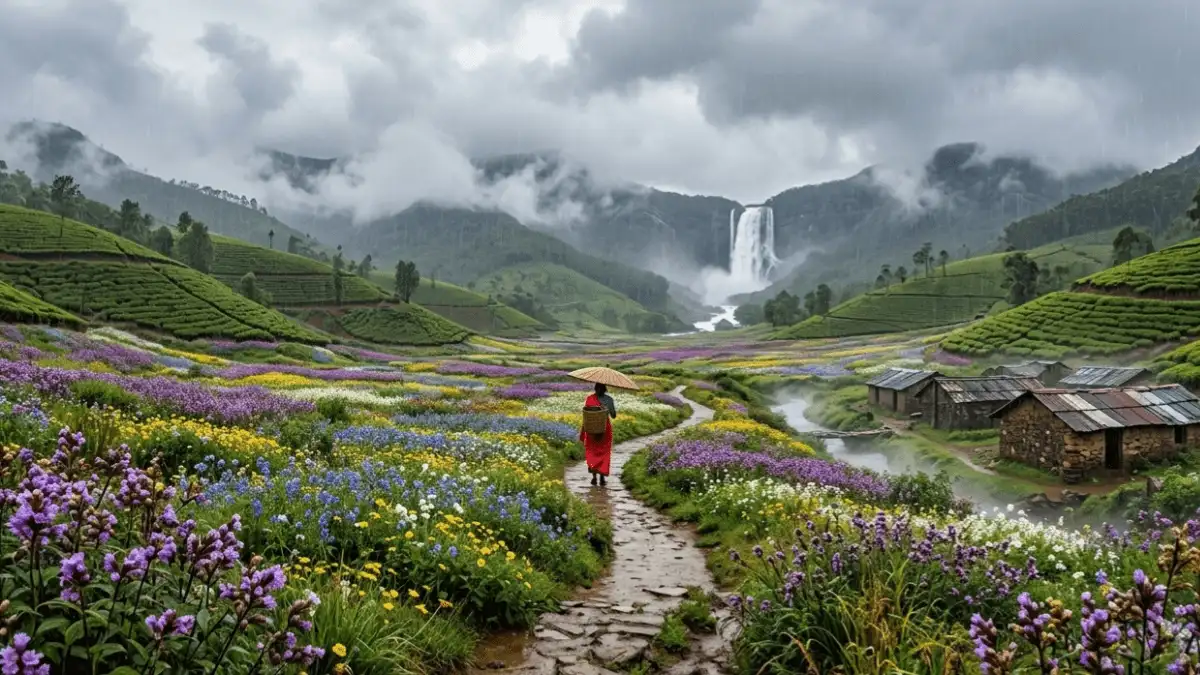 Monsoon tourist places valley of flowers 
