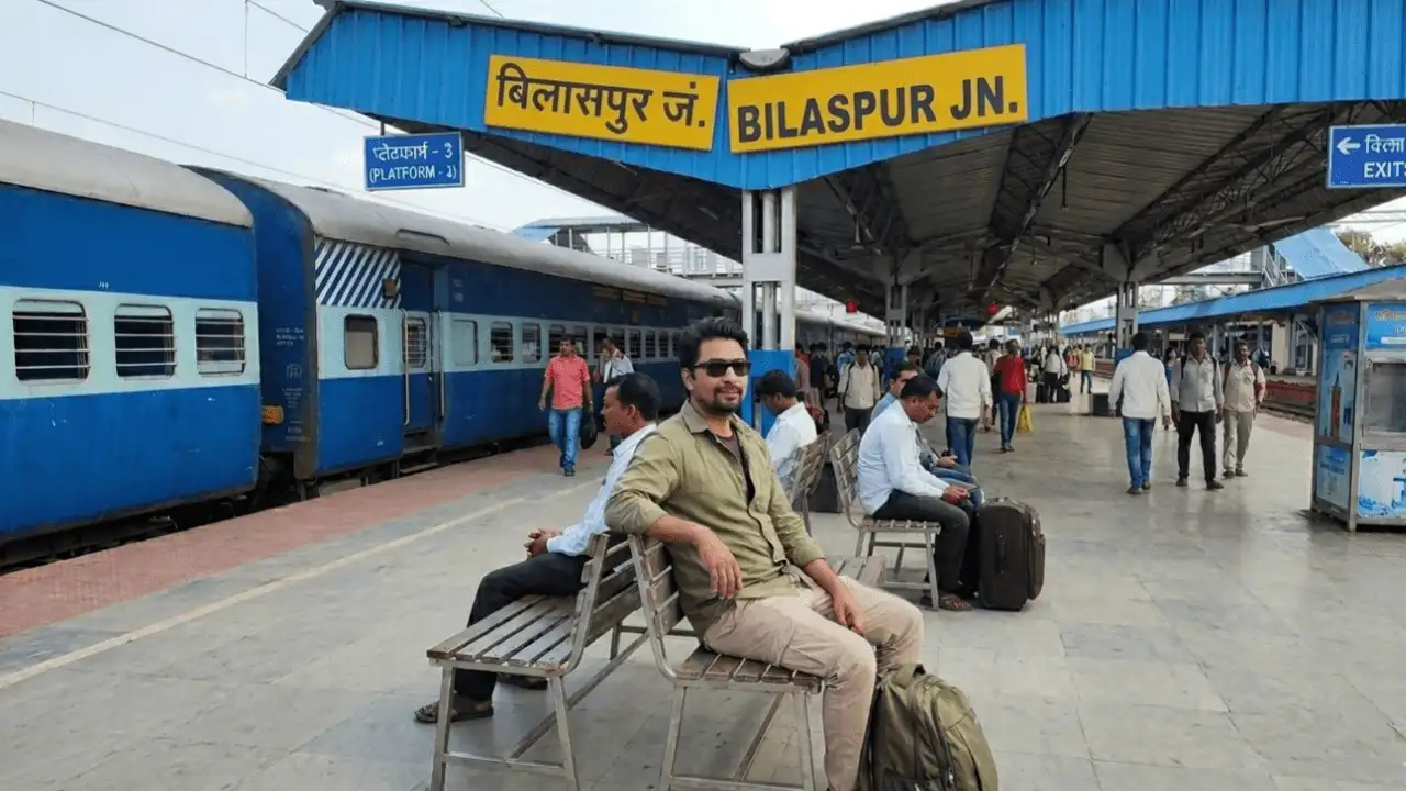 Bilaspur junction railway station image 